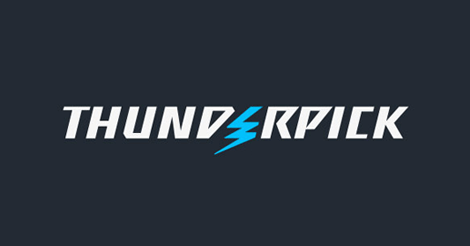 Logotipo de Thunderpick en línea 470x246